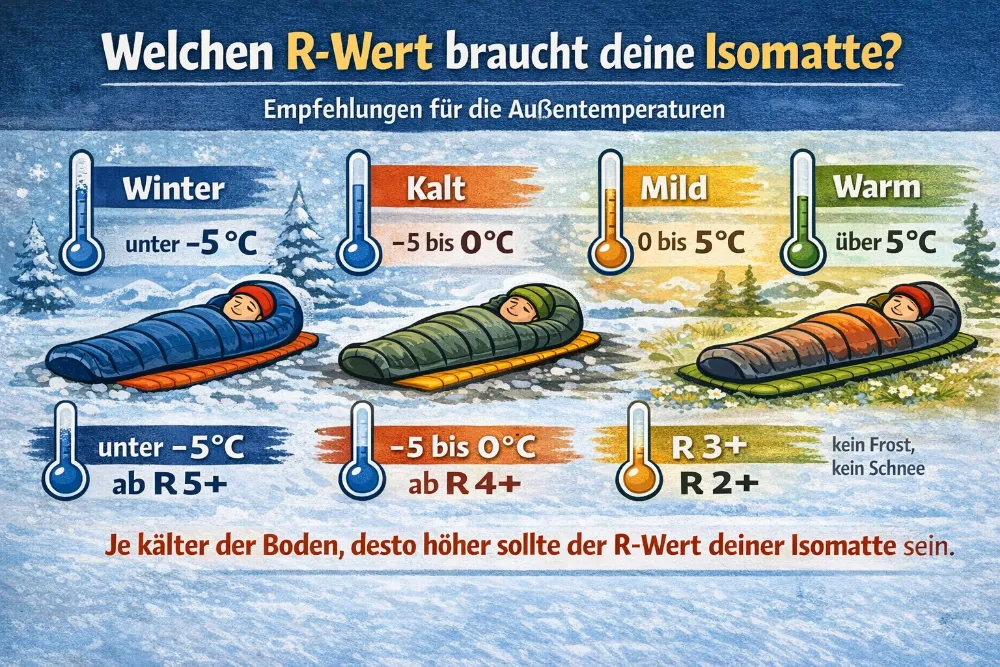 Isomatten R-Wert Ratgeber