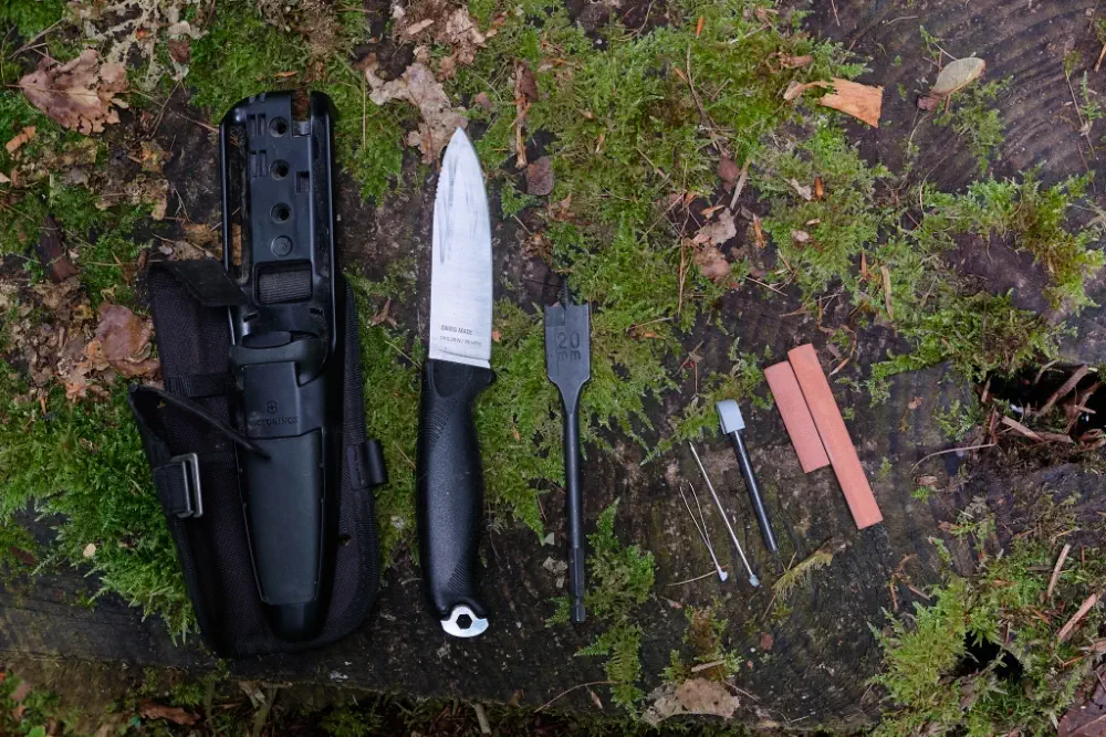 Survival Messer mit Feuerstahl