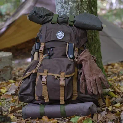 Kompakter Bushcraft Rucksack