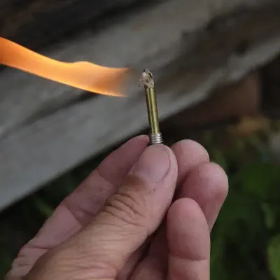 Ewiges Streichholz als Feuerstarter